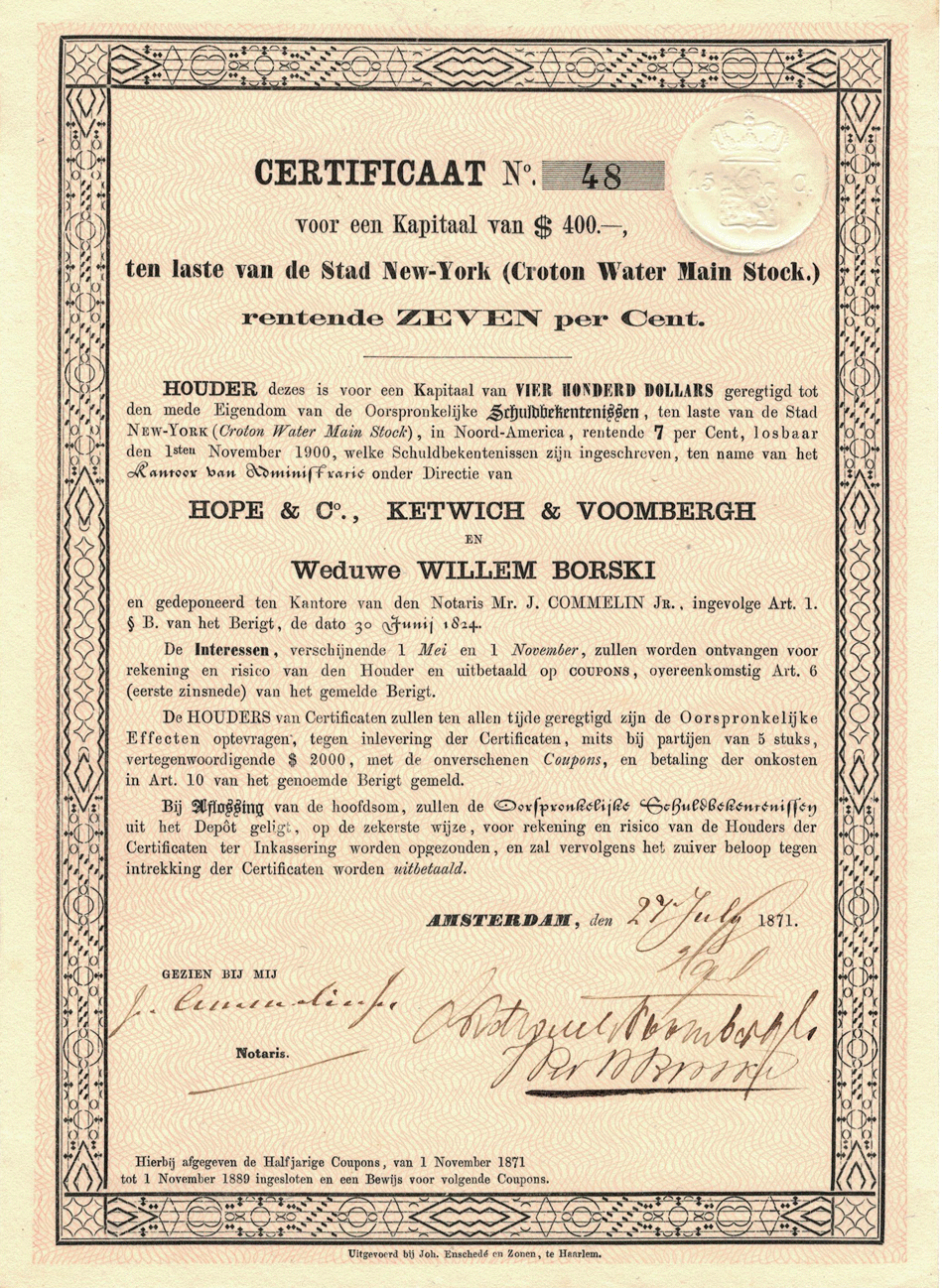 Lincoln Square Bond /& Mortgage Co /> 1928 Illinois Chicago stock certificate